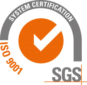 SGS Certificate of Quality for the standard ISO 9001